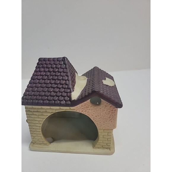 Gift Collection Hand Painted Porcelain Christmas‎ Tea Light Hotel - Picture 3 of 9